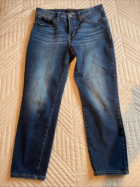 Lucky Brand Ava Mid rise Crop Indigo Jeans